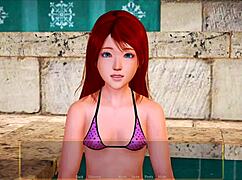 exploring my new family dynamics with a redhead and small tits