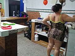 Homemade Babe Sucks Big Black Cock With Big Tits