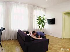 Crystal Greenvelle on Beauty4k com satisfies the dude's long-term dream with beautiful brunette babe