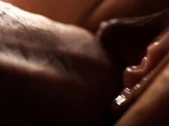 Detailed close-up captures intense homemade action with dripping and orgasm.