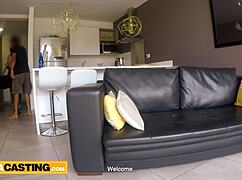 Latina Lingerie Model's Tight Pussy Pounded Roughly By Monster Cock During Casting