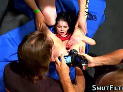 Highheeled Slut Bukkake With Monster Cock Facial In Group Hardcore