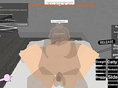 this roblox porn features deepthroat and anal scenes