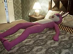 Brunette Fingers Silicone Toys Deeply