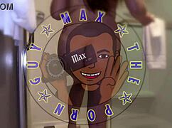 allie gives me a sloppy blowjob in pov and swallows my big black cock's cum