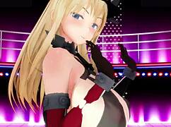 mmd bismarck shakes her big tits and ass 😍