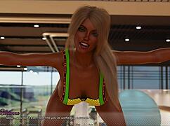 i love those big tits and ass, boobs bouncing in alternate existence