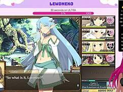 Vtuber lewdneko plays evenicle part 12 with huge creampie.