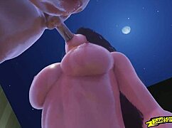 Blowjob action continues with huge cock in parking lot part 2