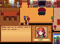 xtardew valley - leah y abigail parte 2 en español - stardew valley threesome fucking group sex