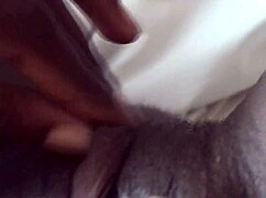 Foxy Love To Caress Her Wet Shaved Pussy