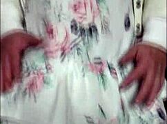 Bisexual crossdresser swallows cock on camera