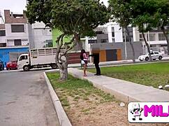 Curvy Latina Vendor Kari Shakes Her Stunning Peruvian Ass