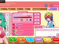 Cute Anime Girl Vtuber Plays Crush Crush Uncensored 2