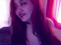 nina strange dances seductively on webcam