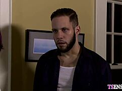 Mature transsexual teacher faces an angry student's advances.