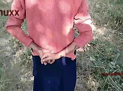 Indian Teen Shalini Fucks Boyfriend Outdoors in Close-Up Pussy Action