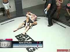 Holy crap, can this blonde slut with natural tits handle the boxing champ?