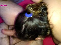 The prostitute gives a rimjob to the hairy macho guy.