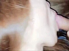 This Asian mature's huge blowjob technique is incredible!