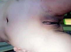 This Asian mature's huge blowjob technique is incredible!