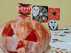 fucking stepsister mare on halloween night