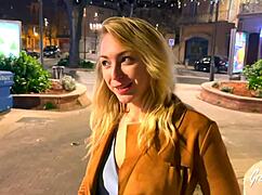 Elisa 26 discovers lesbian sex with blonde big tits