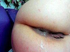 Blonde at Home SLAMS Toy Deep in Her Tight Little Ass