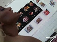 carly parker amy azurra and chloe delaure serve more than crepes at the restaurant with titty fucks and cumshots