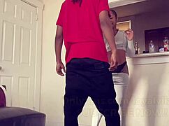 Latina ebony demon devours big black cock with rough deepthroat sucking!