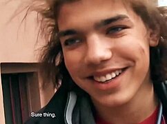 Does he make friends fuck him and taste cum?