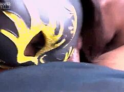 hey, watch this masked slut get her throat pounded in pov by kingcuretv