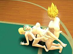 Vegeta Pounds No 18 And Bulma Hard In Anal Cheating