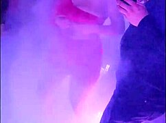 Alexis kay flashes huge natural tits publicly in club on new years