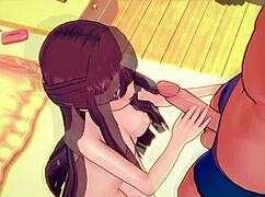 Fern Starts New Sex Lesson with Handjob and Cumshot in 3D Hentai