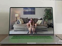 Blonde Model on Knees for Huge Cock Facial - Norman Jean