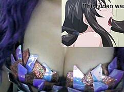 hentai amanee parte 2 - bathing with milf neighbor while husband plays video games