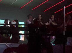 Latina teen sucks dicks at show, spanked, orgasms in car