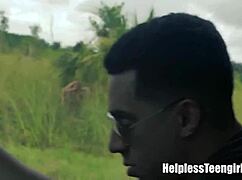 Slutty teen 18+ didn't mind rough fucking