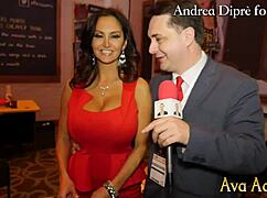 ava addams plays with her boobs for me