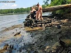 Thick Wife Fucked In Mud!