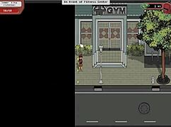 Playing spooky milk life hentai game with indian yoga teacher 😈