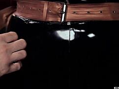 Busty Slut In Latex Subtly Submits To Rough Bondage Fucking