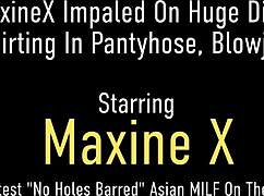 Maxine X Eats Cock After Dildo