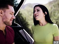 perverted guy with big cock uses sexy milf after intense blowjob, leaving her wet