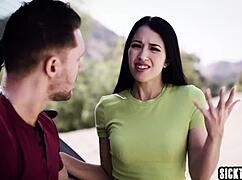 perverted guy with big cock uses sexy milf after intense blowjob, leaving her wet