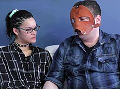 Kinky Slut Eats Dom’s Ass and Sucks Cock While Getting Messy in Bondage