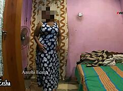 Indian chubby girl shows her sexy body while changing clothes