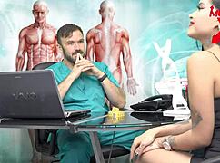 Nutritionist Fucks Patient's Ass Deep in Doggystyle