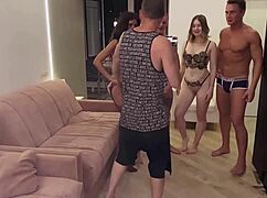 i seduced three gays with my friend and we had an orgy full of anal fucking